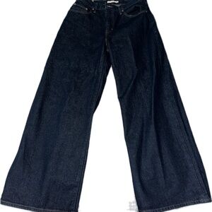 Levi's Dark Indigo Wide-Leg Jeans